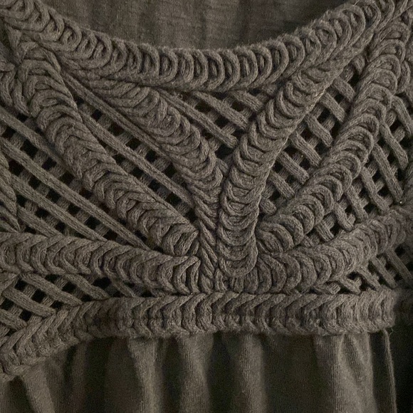 3X Joe Fresh 100% Cotton Top with Crochet Yoke - Picture 5 of 11